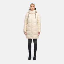 Marikoo Yumee Damen Steppmantel Cream Gr&ouml;&szlig;e S - Gr.36