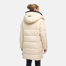 Marikoo Yumee Damen Steppmantel Cream Gr&ouml;&szlig;e L - Gr.40