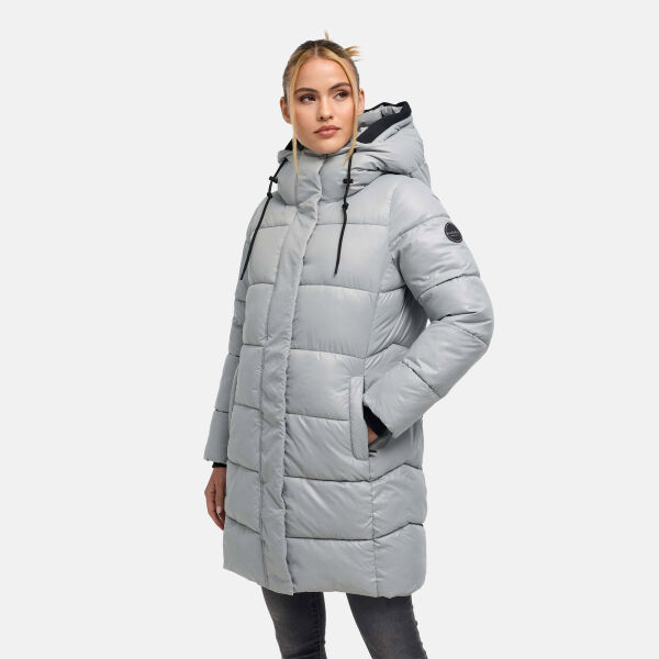 Marikoo Yumee Damen Steppmantel Grey