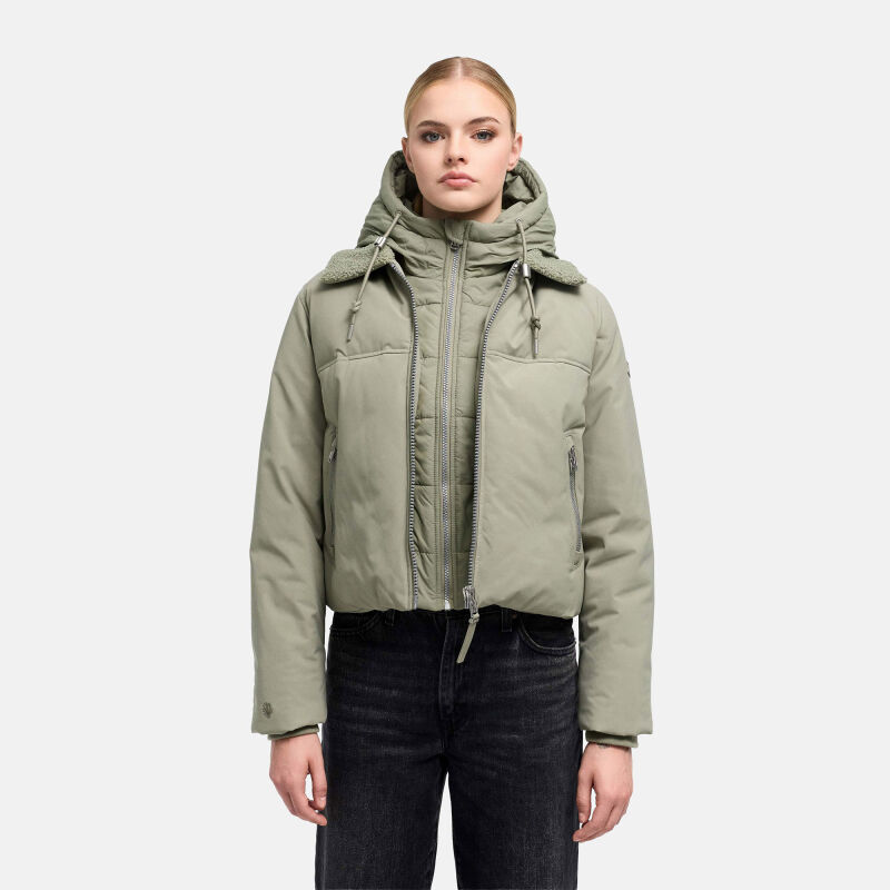 Marikoo Yurinaa Damen Jacke Stone Grey Gr&ouml;&szlig;e XL - Gr.42