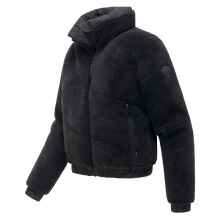 Marikoo Yuvaa Damen Teddy Winterjacke Schwarz Gr&ouml;&szlig;e XS - Gr.34