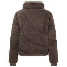 Marikoo Yuvaa Damen Teddy Winterjacke Stone Brown Gr&ouml;&szlig;e S - Gr.36