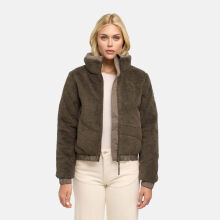 Marikoo Yuvaa Damen Teddy Winterjacke Stone Brown Gr&ouml;&szlig;e M - Gr.38