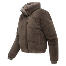 Marikoo Yuvaa Damen Teddy Winterjacke Stone Brown Gr&ouml;&szlig;e M - Gr.38