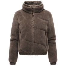Marikoo Yuvaa Damen Teddy Winterjacke Stone Brown Gr&ouml;&szlig;e L - Gr.40
