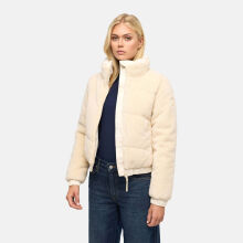 Marikoo Yuvaa Damen Teddy Winterjacke Cream Gr&ouml;&szlig;e L - Gr.40