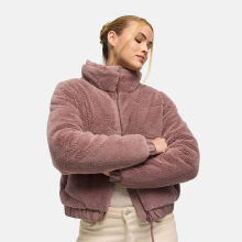 Marikoo Yuvaa Damen Teddy Winterjacke Mauve Gr&ouml;&szlig;e S - Gr.36