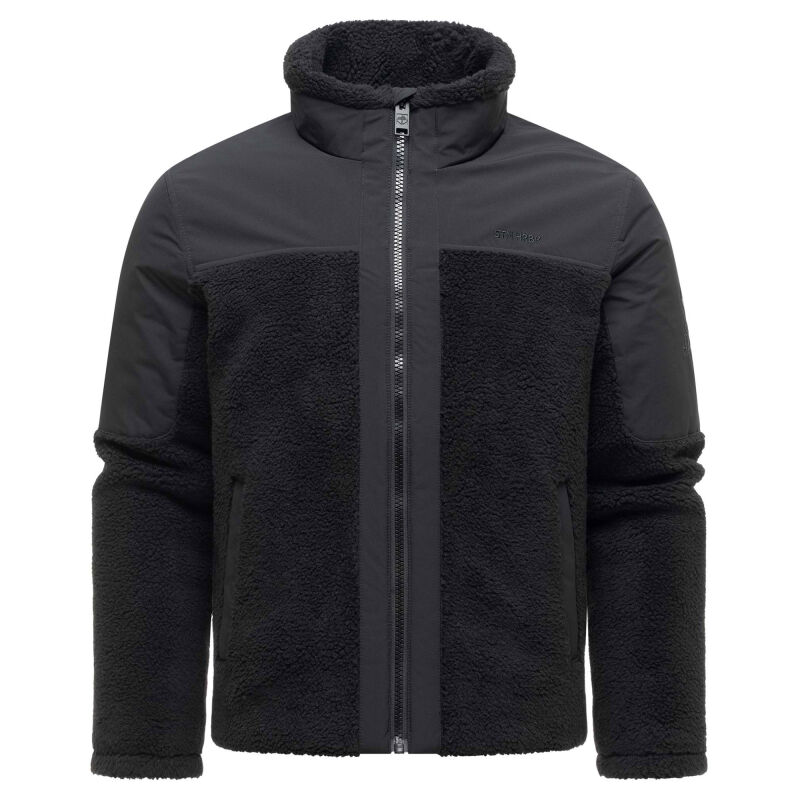 Stone Harbour Riveen Herren Sherpa-Fleece Jacke Schwarz Gr&ouml;&szlig;e XL - Gr.XL