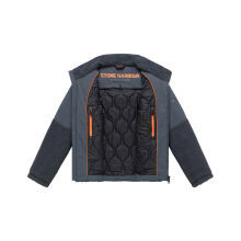 Stone Harbour Riveen Herren Sherpa-Fleece Jacke Blue Grey Gr&ouml;&szlig;e S - Gr.S