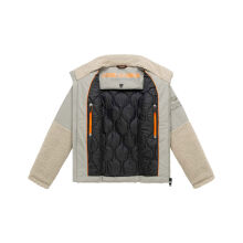 Stone Harbour Riveen Herren Sherpa-Fleece Jacke Bone Gr&ouml;&szlig;e L - Gr.L