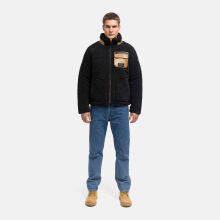 Stone Harbour Sorees Herren Sherpa-Fleece Jacke Schwarz Gr&ouml;&szlig;e S - Gr.S