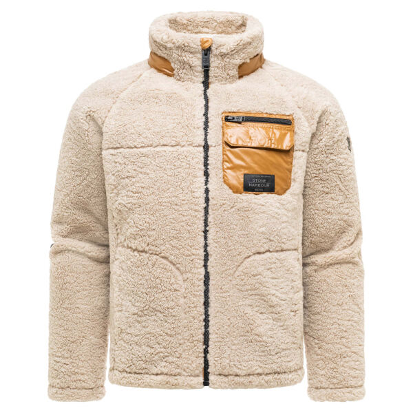 Stone Harbour Sorees Herren Sherpa-Fleece Jacke Bone Gr&ouml;&szlig;e XL - Gr.XL