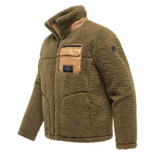 Stone Harbour Sorees Herren Sherpa-Fleece Jacke Khaki Gr&ouml;&szlig;e XXL - Gr.XXL