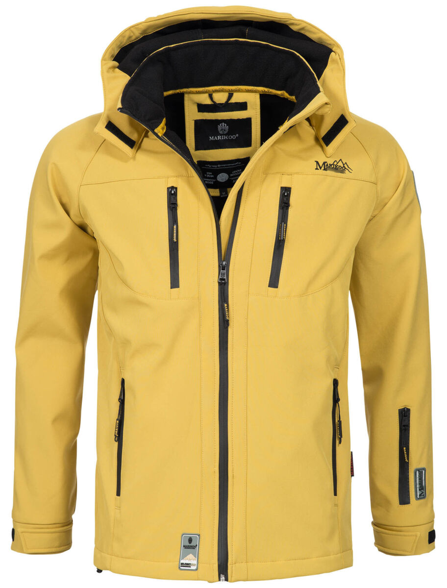 Softshell Jacke Gelb Herren